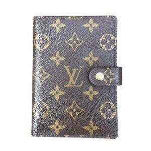 Louis Vuitton Agenda PM Notebook Cover Planner Women's Brown